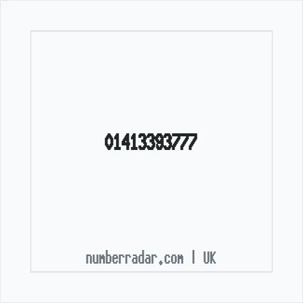 Reverse number check for +44 141 339 3777 — who called me?