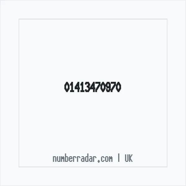 Reverse number check for +44 141 347 0970 — who called me?