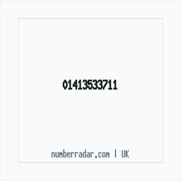Reverse number check for +44 141 353 3711 — who called me?