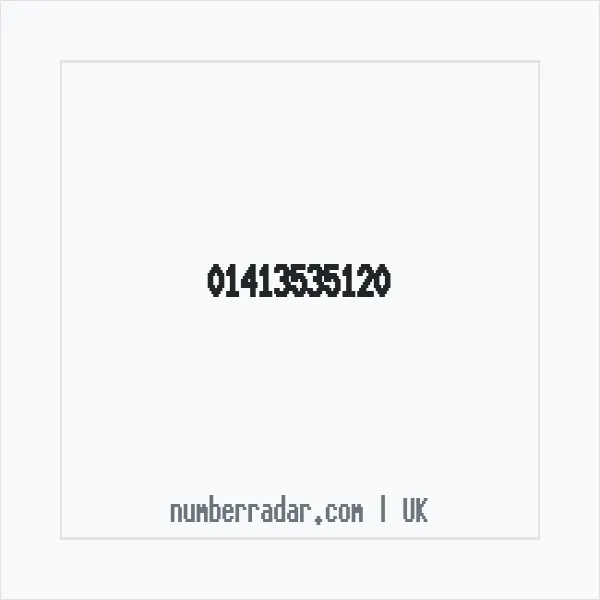 Reverse number check for +44 141 353 5120 — who called me?