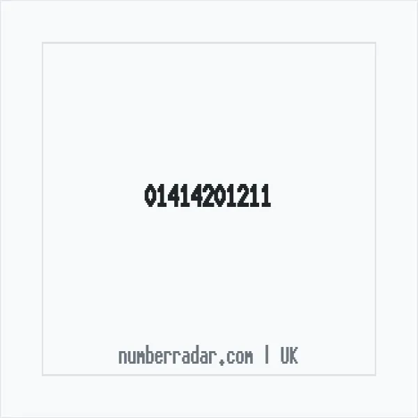 Reverse number check for +44 141 420 1211 — who called me?