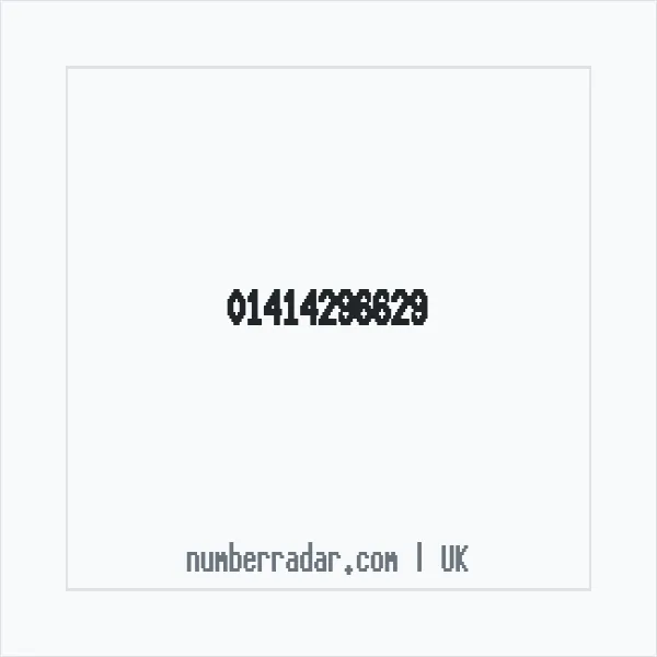Reverse number check for +44 141 429 6629 — who called me?