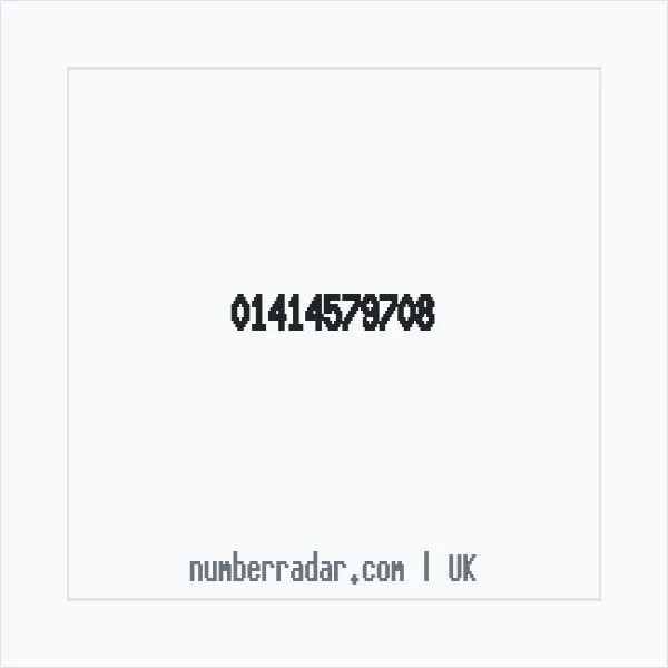 Reverse number check for +44 141 457 9708 — who called me?