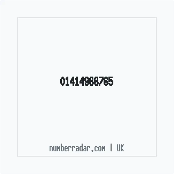 Reverse number check for +44 141 496 6765 — who called me?