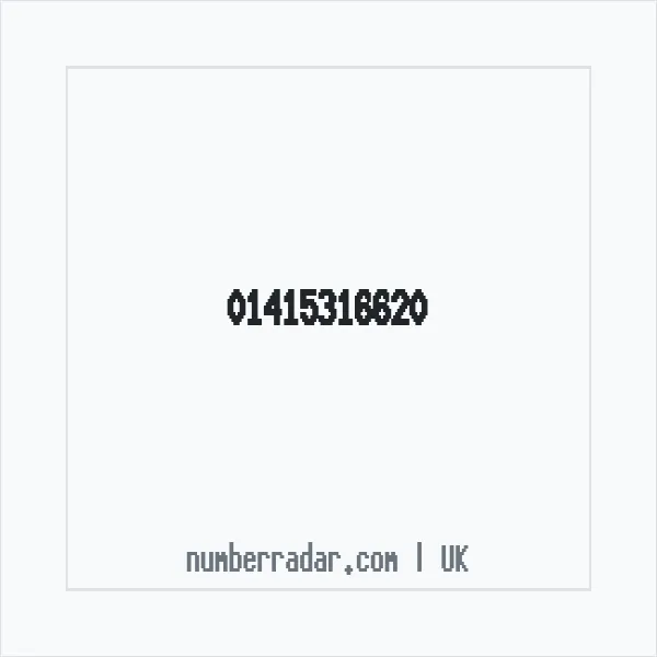 Reverse number check for +44 141 531 6620 — who called me?