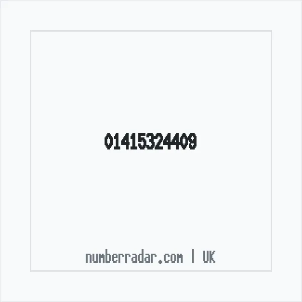 Reverse number check for +44 141 532 4409 — who called me?