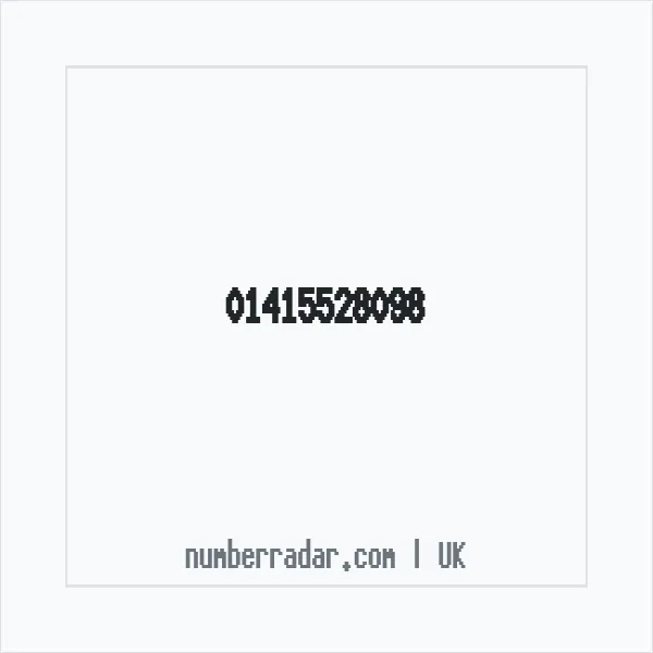 Reverse number check for +44 141 552 8098 — who called me?