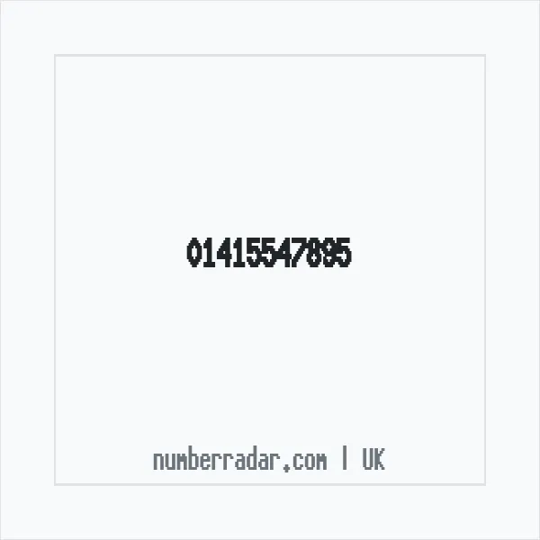 Reverse number check for +44 141 554 7895 — who called me?