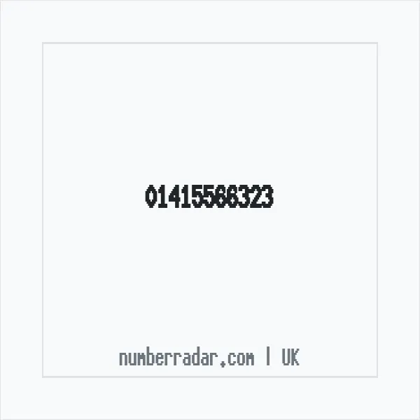 Reverse number check for +44 141 556 6323 — who called me?