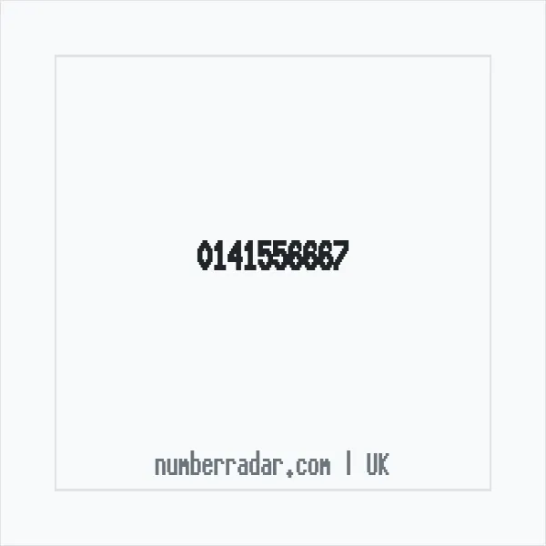 Reverse number check for +44 141556667 — who called me?