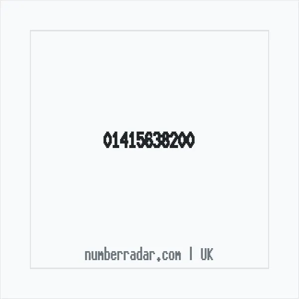 Reverse number check for +44 141 563 8200 — who called me?