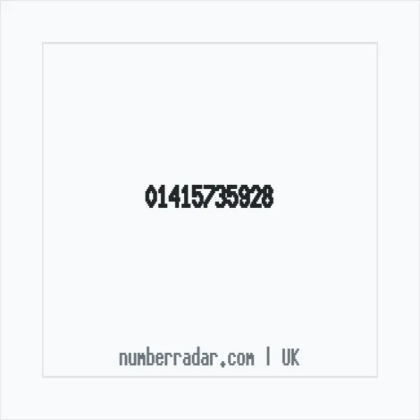 Reverse number check for +44 141 573 5928 — who called me?