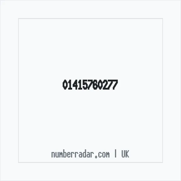 Reverse number check for +44 141 576 0277 — who called me?