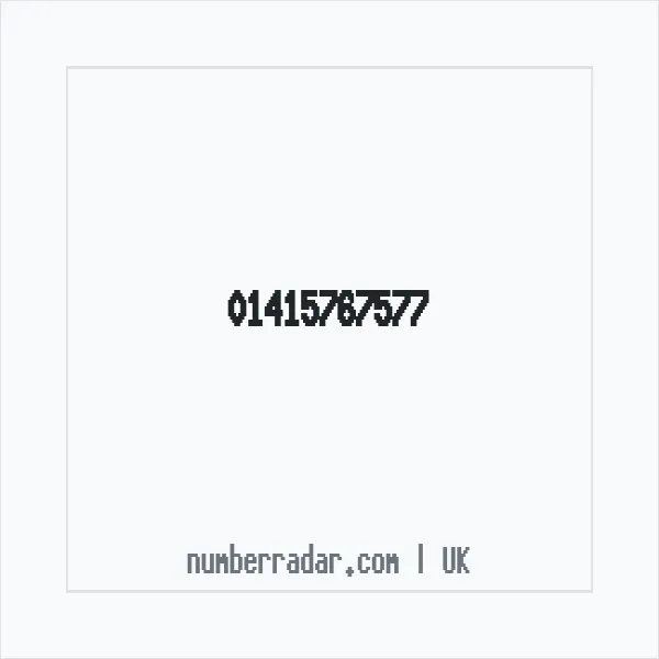 Reverse number check for +44 141 576 7577 — who called me?