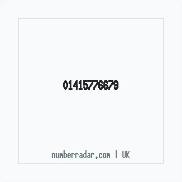 Reverse number check for +44 141 577 6679 — who called me?