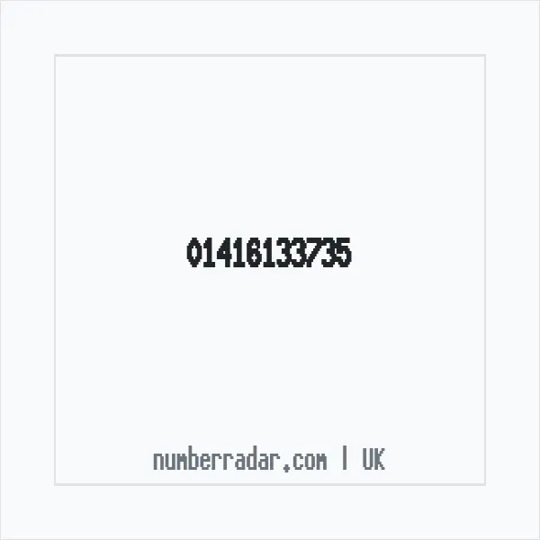 Reverse number check for +44 141 613 3735 — who called me?
