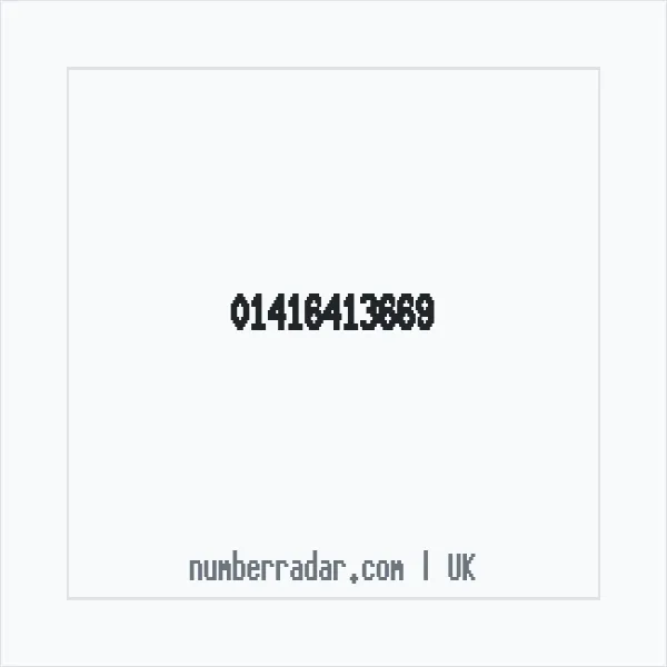 Reverse number check for +44 141 641 3669 — who called me?