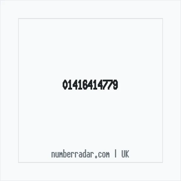 Reverse number check for +44 141 641 4779 — who called me?
