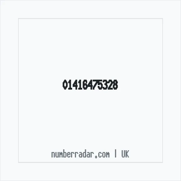 Reverse number check for +44 141 647 5328 — who called me?