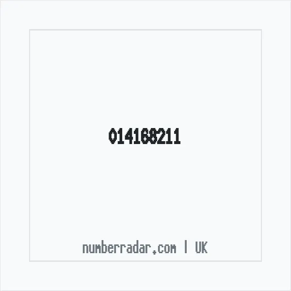 Reverse number check for +44 14168211 — who called me?
