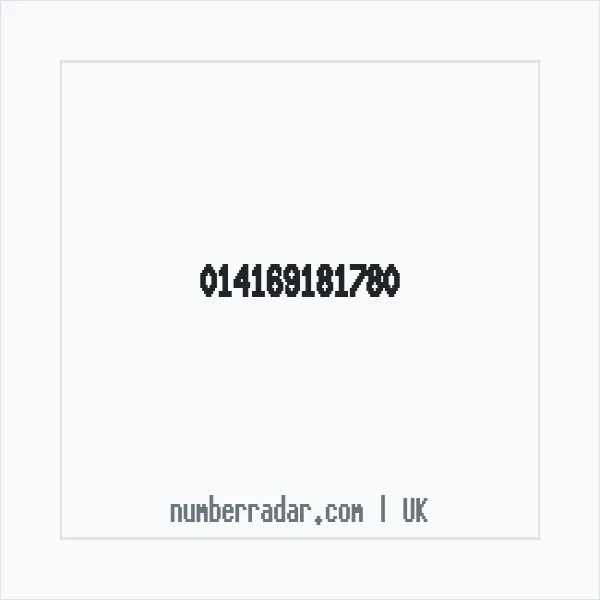 Reverse number check for +44 (1416) 918-178 — who called me?