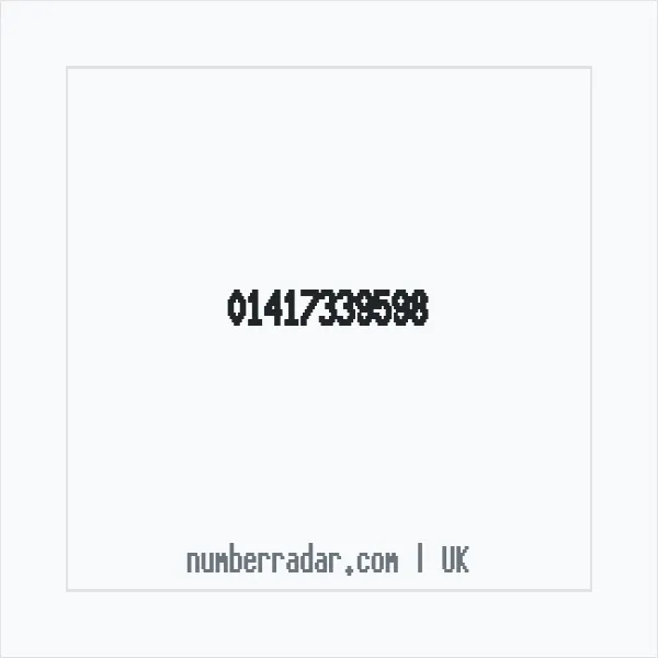 Reverse number check for +44 141 733 9598 — who called me?