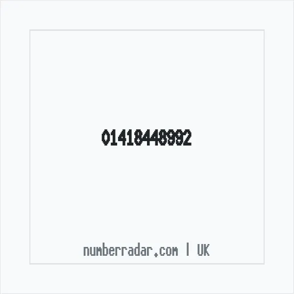 Reverse number check for +44 141 844 8992 — who called me?
