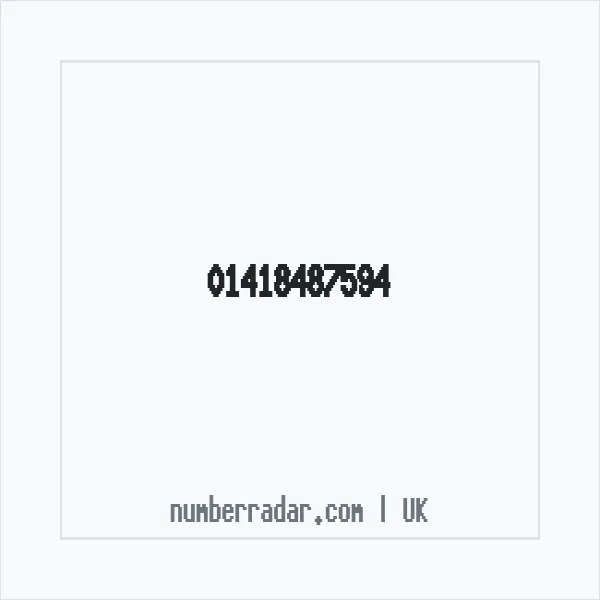 Reverse number check for +44 141 848 7594 — who called me?
