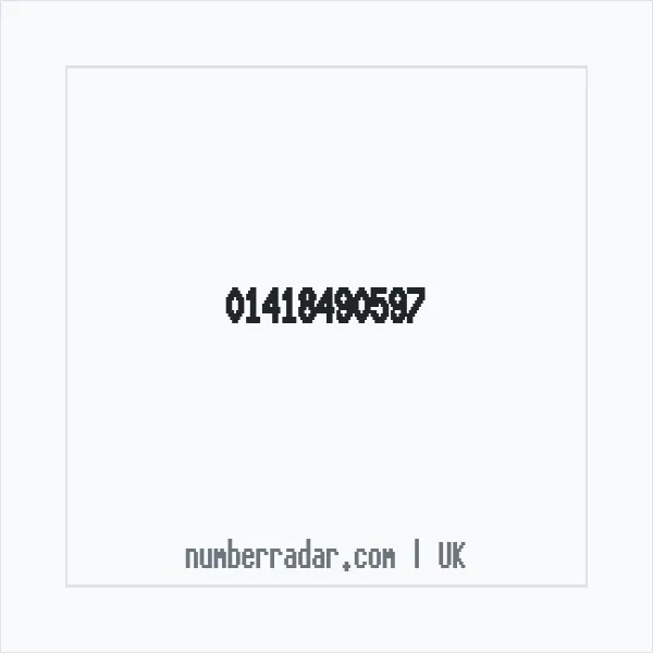 Reverse number check for +44 141 849 0597 — who called me?