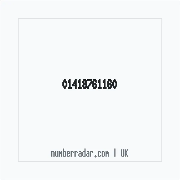 Reverse number check for +44 141 876 1160 — who called me?