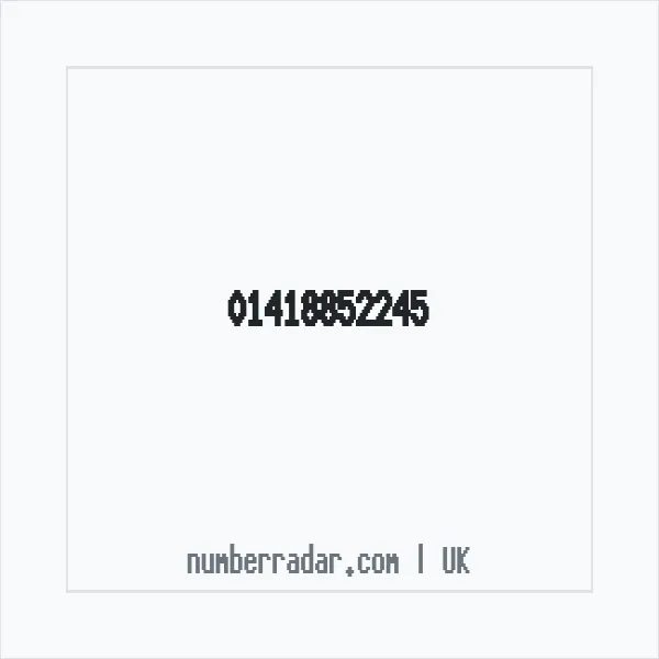 Reverse number check for +44 141 885 2245 — who called me?
