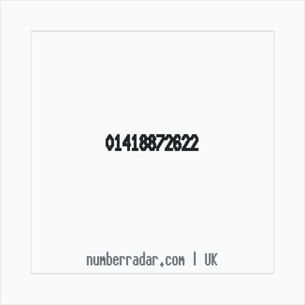 Reverse number check for +44 141 887 2622 — who called me?