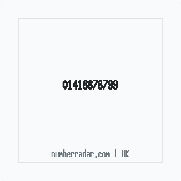 Reverse number check for +44 141 887 6799 — who called me?