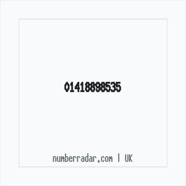 Reverse number check for +44 141 889 8535 — who called me?