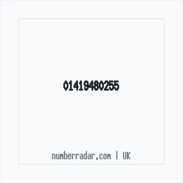 Reverse number check for +44 141 948 0255 — who called me?