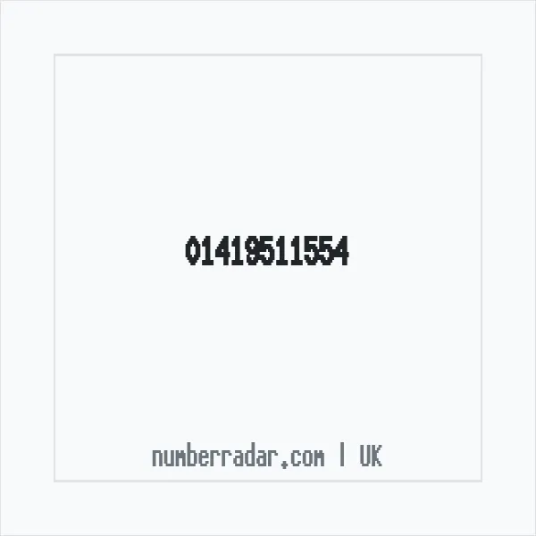Reverse number check for +44 141 951 1554 — who called me?