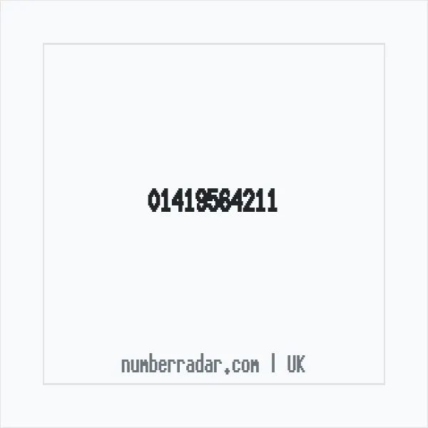 Reverse number check for +44 141 956 4211 — who called me?
