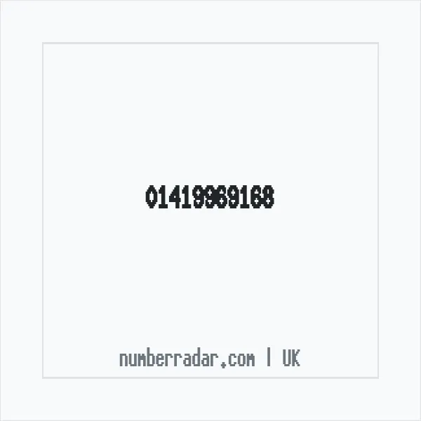 Reverse number check for +44 141 996 9168 — who called me?