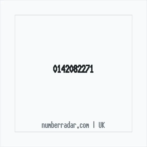 Reverse number check for +44 142082271 — who called me?