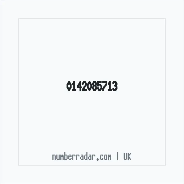 Reverse number check for +44 142085713 — who called me?