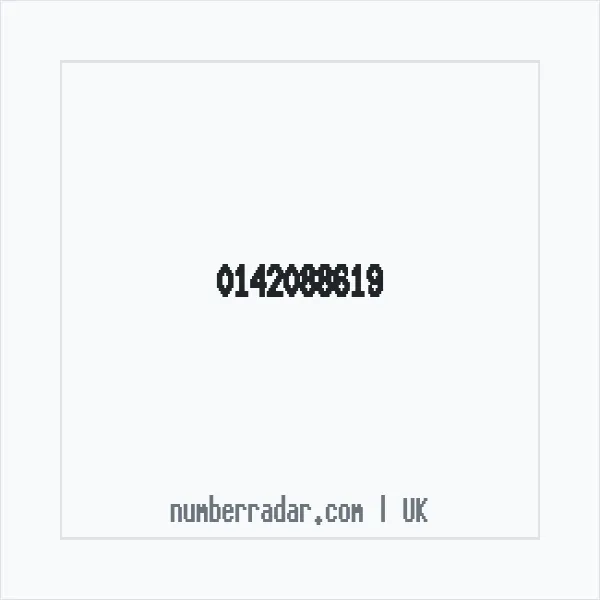 Reverse number check for +44 142088619 — who called me?