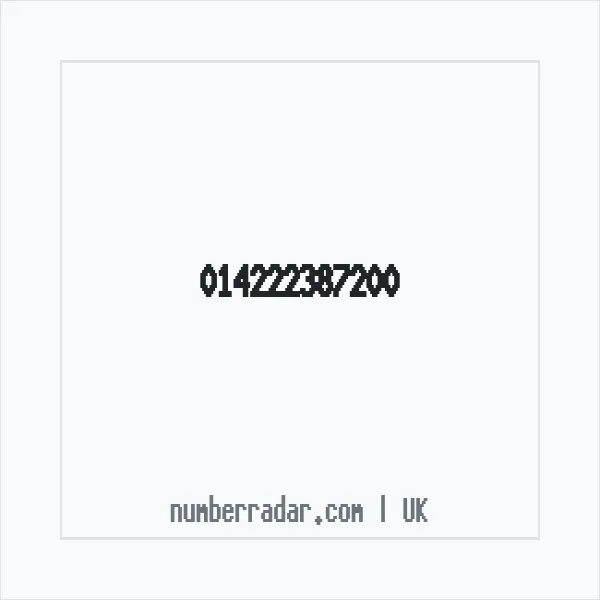 Reverse number check for +44 (1422) 238-720 — who called me?