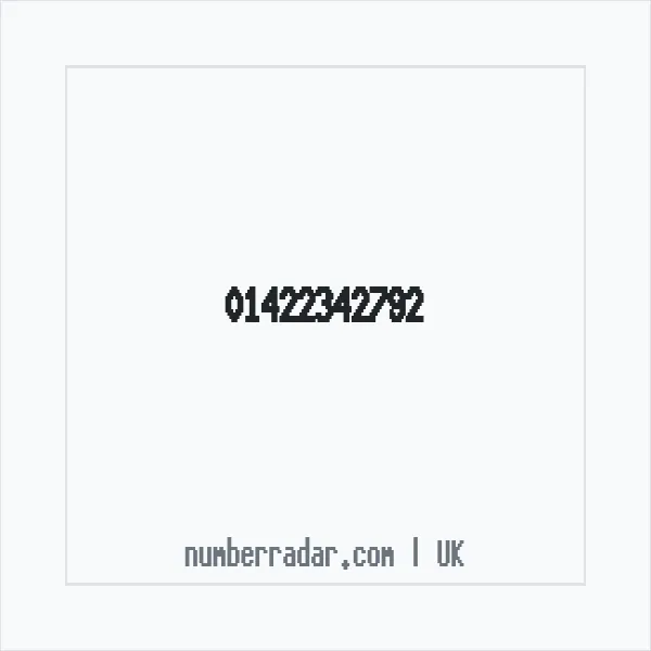 Reverse number check for +44 1422 342792 — who called me?