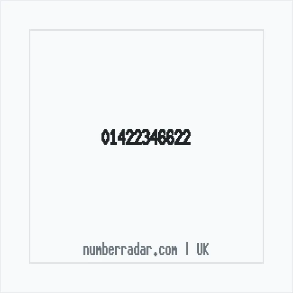 Reverse number check for +44 1422 346622 — who called me?