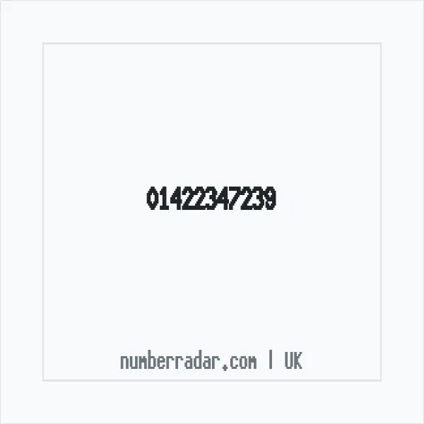 Reverse number check for +44 1422 347239 — who called me?
