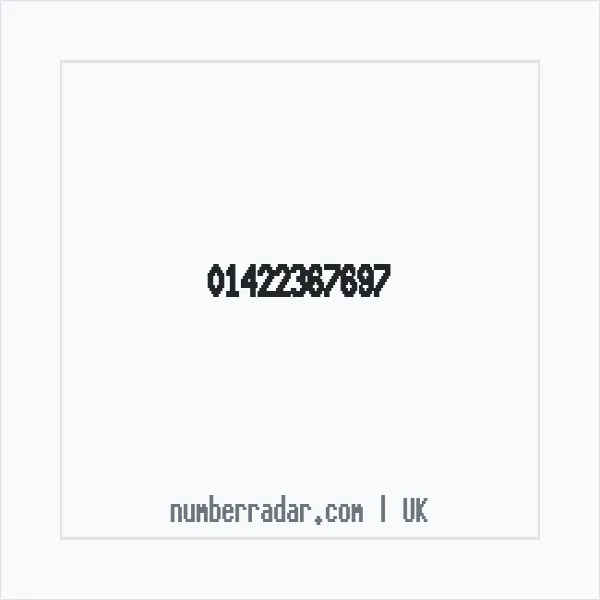 Reverse number check for +44 1422 367697 — who called me?