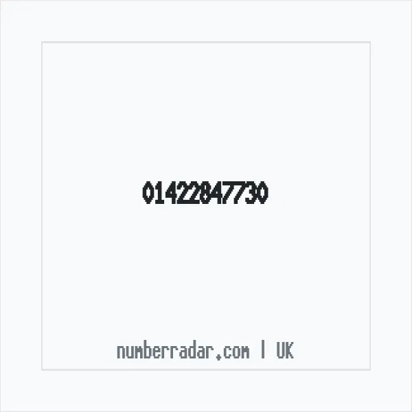 Reverse number check for +44 1422 847730 — who called me?