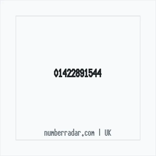 Reverse number check for +44 1422 891544 — who called me?