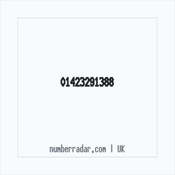 Reverse number check for +44 1423 291388 — who called me?