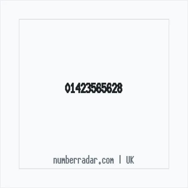 Reverse number check for +44 1423 565628 — who called me?